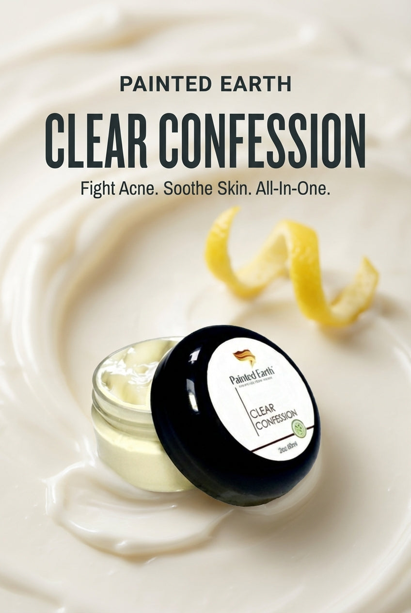 Clear Confession, Natural & Organic Acne-Clearing Face Moisturizer