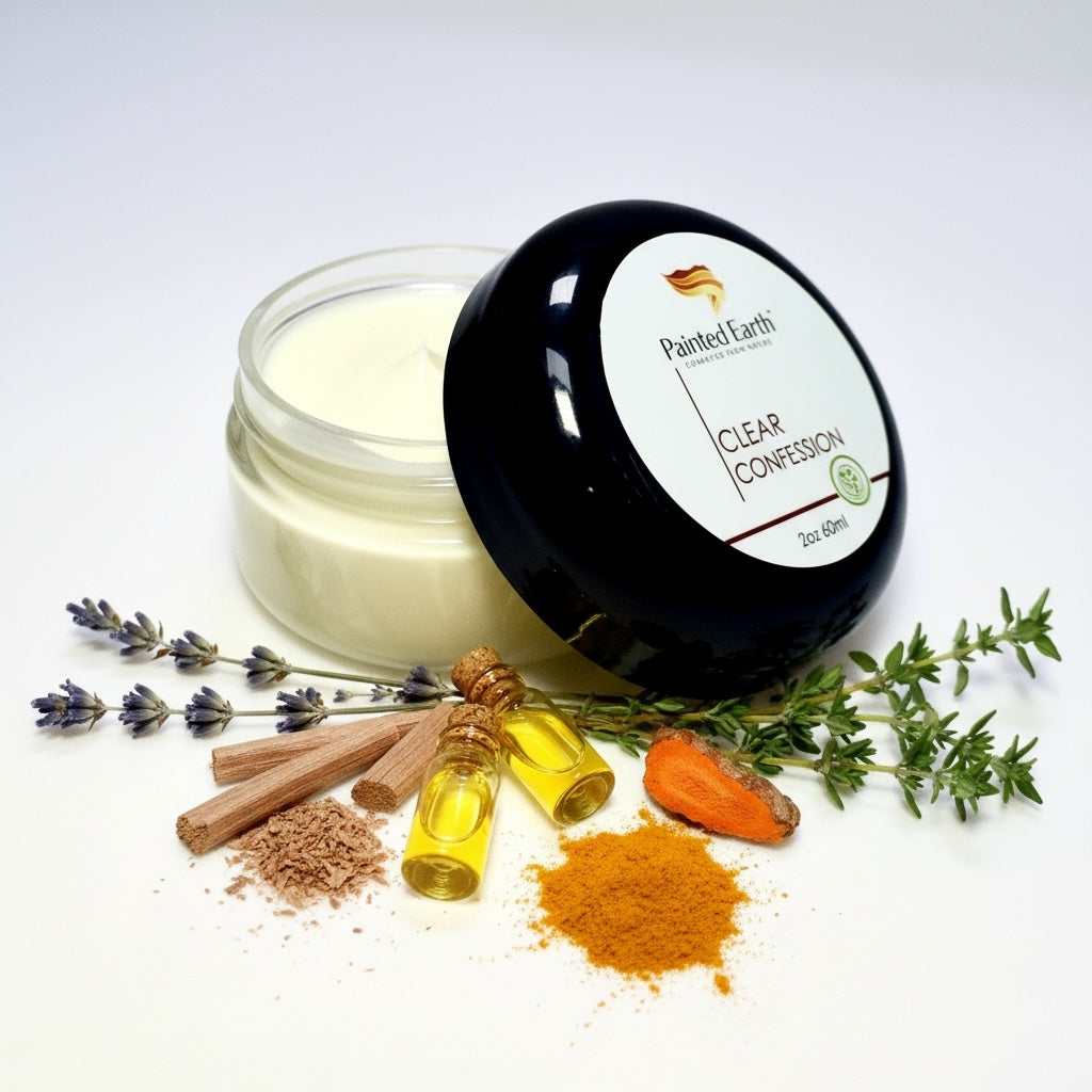Clear Confession, Natural & Organic Acne-Clearing Face Moisturizer