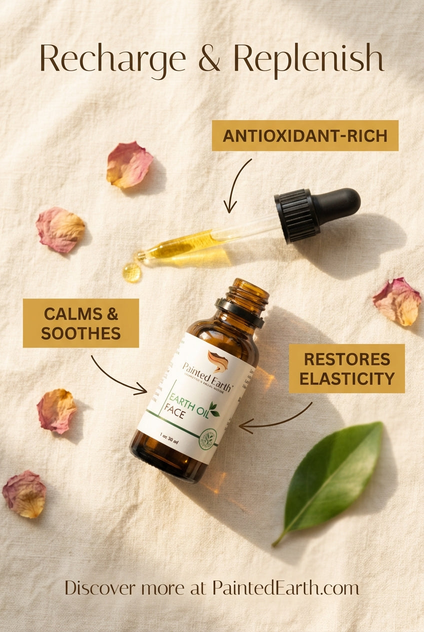 Earth Oil, All-Natural Organic Facial Oil