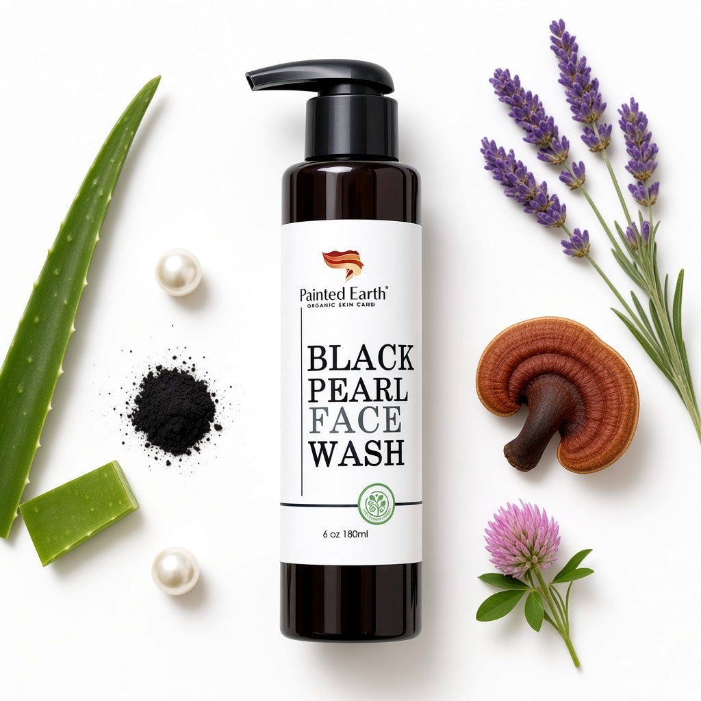 Black Pearl Charcoal Acne & Anti-Aging Face Wash