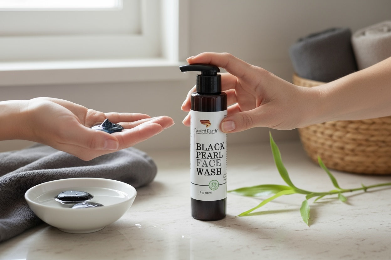 Black Pearl Charcoal Acne & Anti-Aging Face Wash