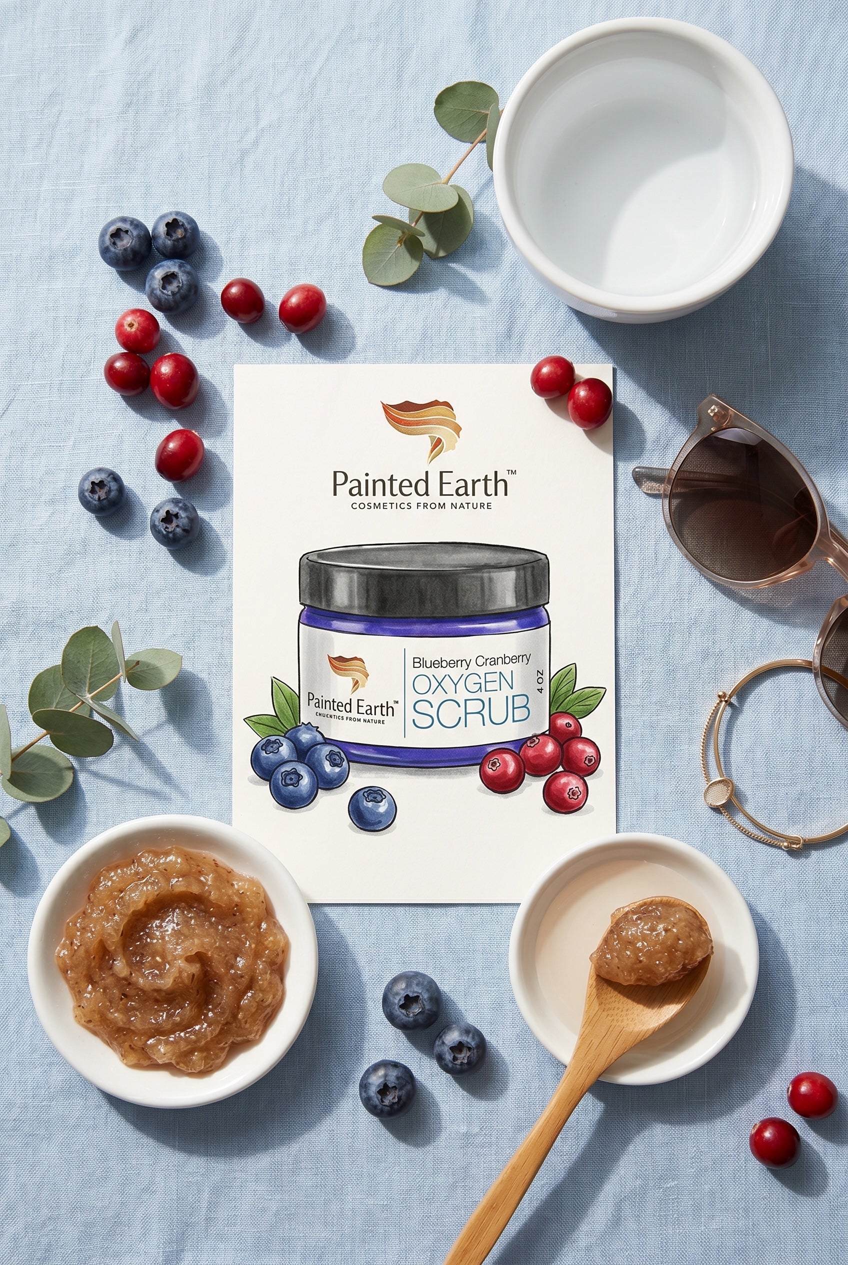 Blueberry Cranberry Oxygen Scrub