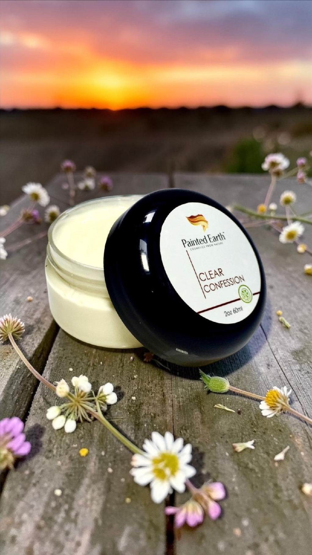 Clear Confession, Natural & Organic Acne-Clearing Face Moisturizer
